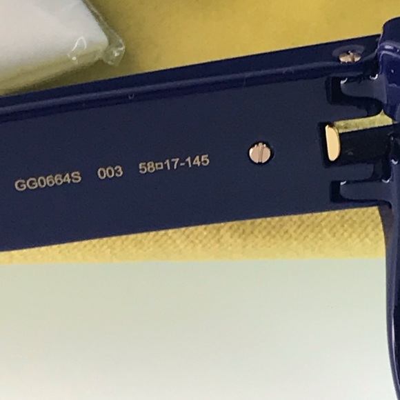 New - Gucci unisex Gg0664s 003 58mm Sunglasses - Picture 12 of 12